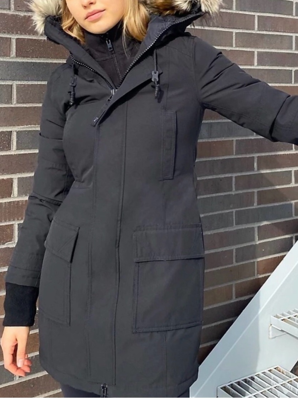 TNA Bancroft winter jacket grey Women’s medium